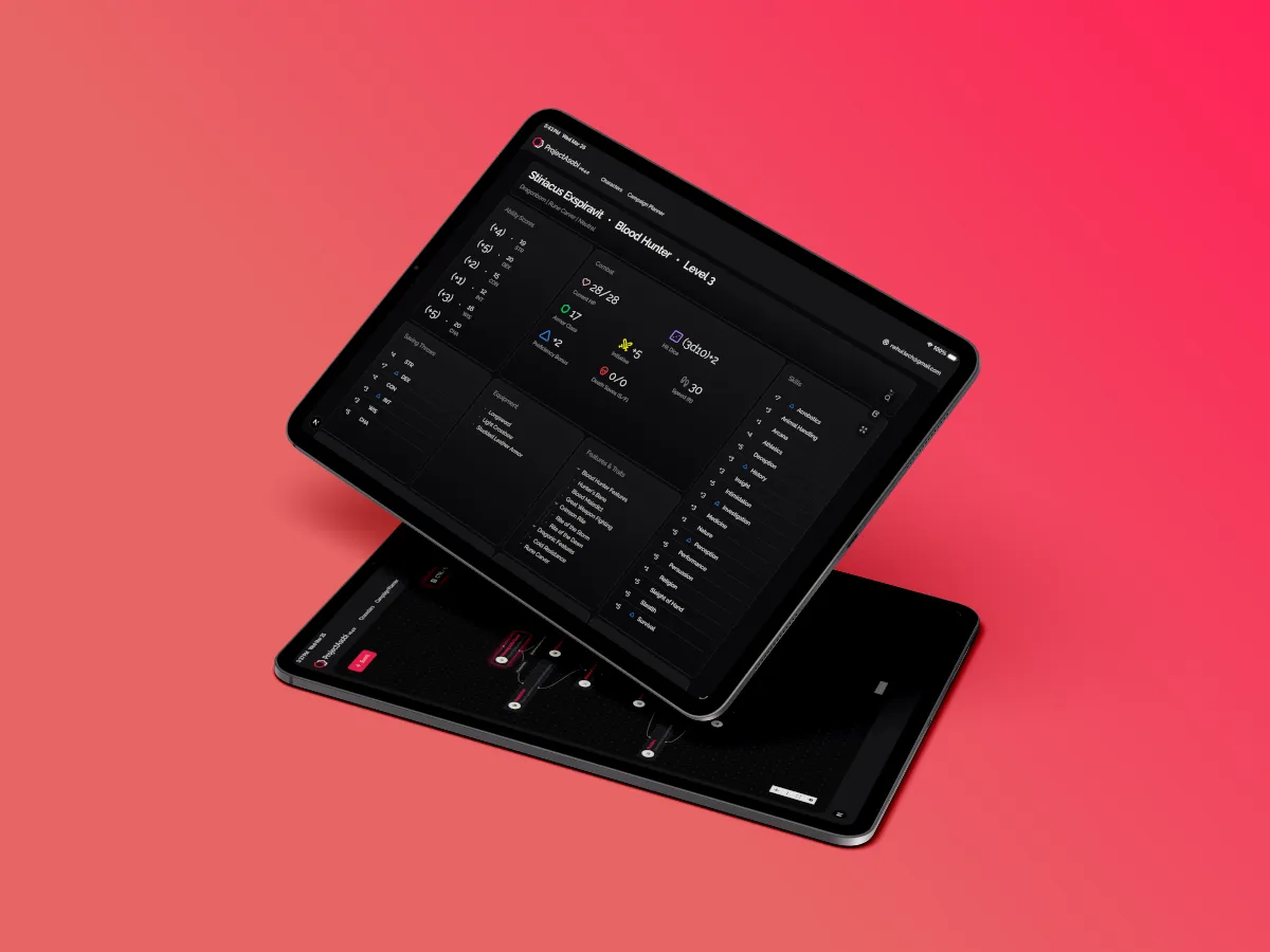 ProjectAsobi iPad Mockup image